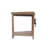 Solid Wood End Table, 16x25x27