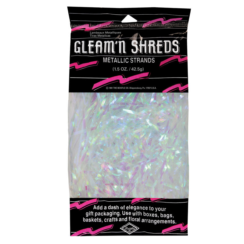 Brins métalliques Gleam 'N Shreds, Irisé