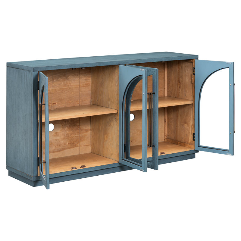 Buffet rétro avec construction pour la cuisine et le salon Marine Structure robuste et arrangements de rangement personnalisables