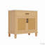 Meuble-lavabo en rotin 36 po avec lavabo en céramique 36 po-112498526