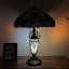 Lampe de table et abat-jour en verre coloré Simonson Tiffany avec ampoules à DEL incluses l 16 po x P 16 po x H 24 po