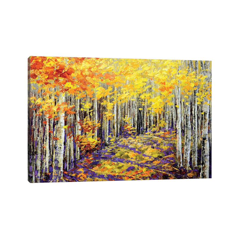 Yellow Brick Road - Wrapped Canvas Painting, 20.32 cm H x 30.48 cm W