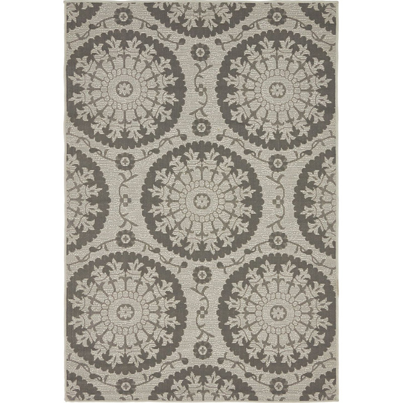 Tapis de véranda d'extérieur couleur caillou, Rectangle 3 pi 3 po x 5 pi