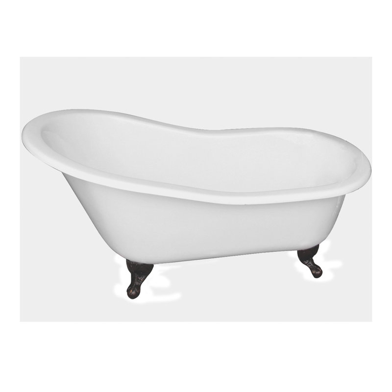 Baignoire de trempage à pattes 61" x 31", Bronze huilé