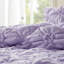 Édredon très grand mauve à motif floral avec attaches décoratives et broderie décontractée, confort douillet, utilisation toutes saisons, matelassage en microfibre lavable à la machine, motif douillet pour une bonne nuit de sommeil-128860320-128860326