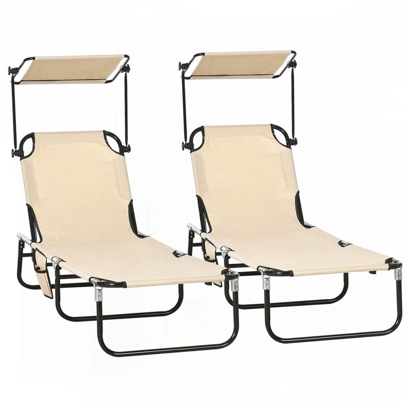 Chaise longue de piscine pliante