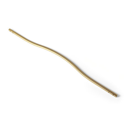 Curved Pull Handle, Dual Hole Spacing (17 3/5 - Inch Inner & 18 9/10 - Inch Outer Centers)
