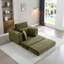 Méridienne de 52,4 po de style méridienne en osier surdimensionné et confortable 3-en-1 pour la lecture, le salon et la chambre à coucher, canapé en velours côtelé, vert-873364494