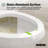 21'' Extra Tall Toilet Comfortable SeatHeight 1.28 GPF Elongated Floor Mounted Two-Piece Toilet (Seat Included)-101884384