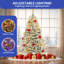 Arbre de Noël épinette lumineux 9 pi facile à installer