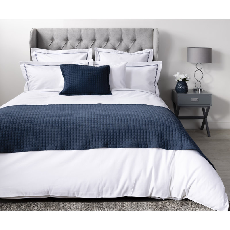 Crompton Crompton Cushion Rectangular Throw Cushion, Navy