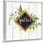 White Floater Framed Canvas