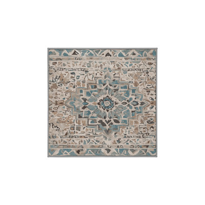 Tapis gris lavable à la machine
