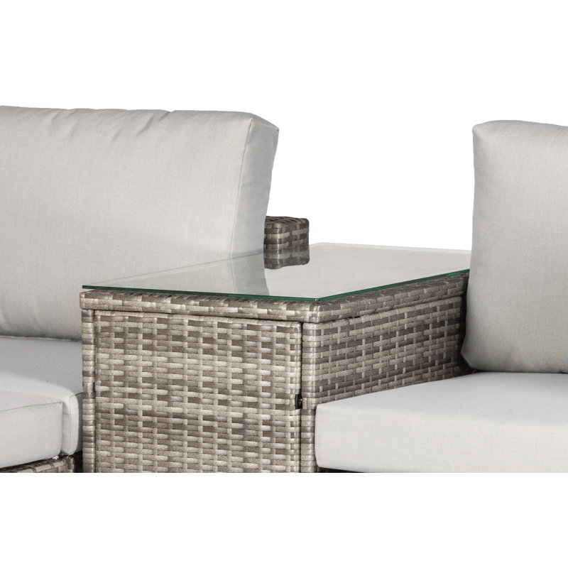 Angelie 4 Seater Rattan Sofa Set