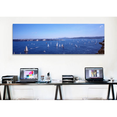 " Yachts In The Bay, Sydney Harbor, Sydney, New South Wales, Australia " by Panoramic Images