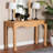 Bali & Pari Abena Handwoven Natural Rattan Console Table – Ming Style Wicker Accent Table Or Sofa Table