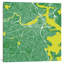 «Boston Urban Roadway Map», impression sur toile tendue en vert-72565961-72565962-72565969