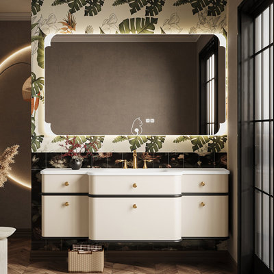 Meuble de salle de bain simple de style français