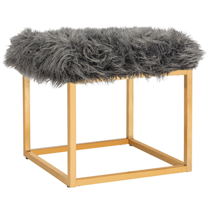 Repose-pieds carré standard Shepherd, Gris