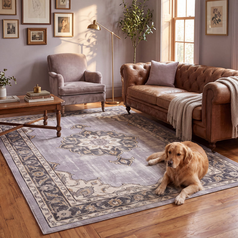 Tapis à finition antidérapante Wolseley, Rectangle 5 pi 3 po x 7 pi 10 po