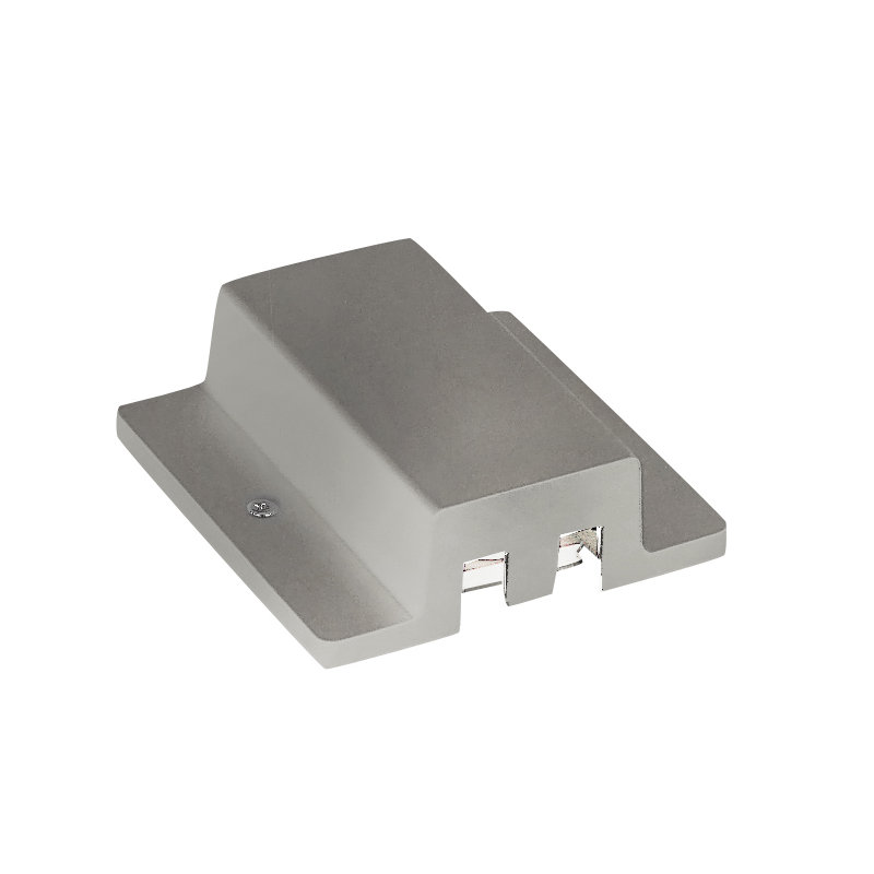 Connecteur flottant pour auvent flottant, Nickel brossé, Série Juno