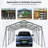 Heavy Duty Carport Canopy with Galvanized Steel Roof and Frame