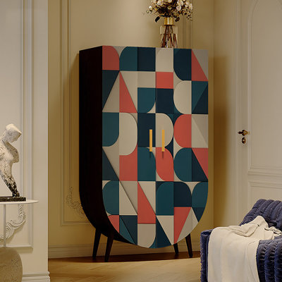 Garde-robe de chambre moderne et simple