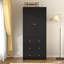 2-Door Sandrea With Mirror, Wardrobe Closet With 3 Drawers-779543170
