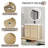 36'' Single Bathroom Vanity with Resin Top