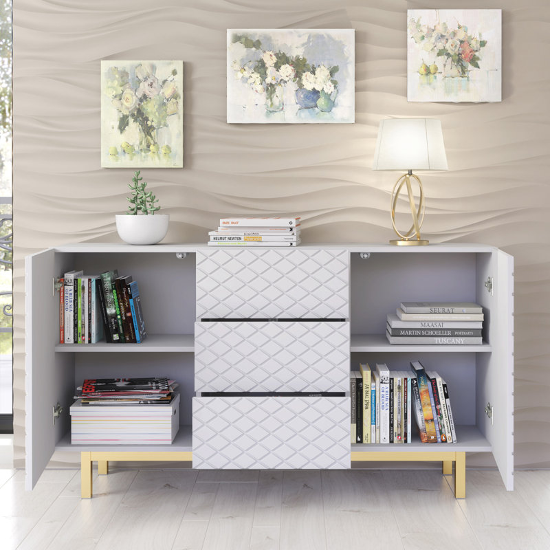 140cm Sideboard, White
