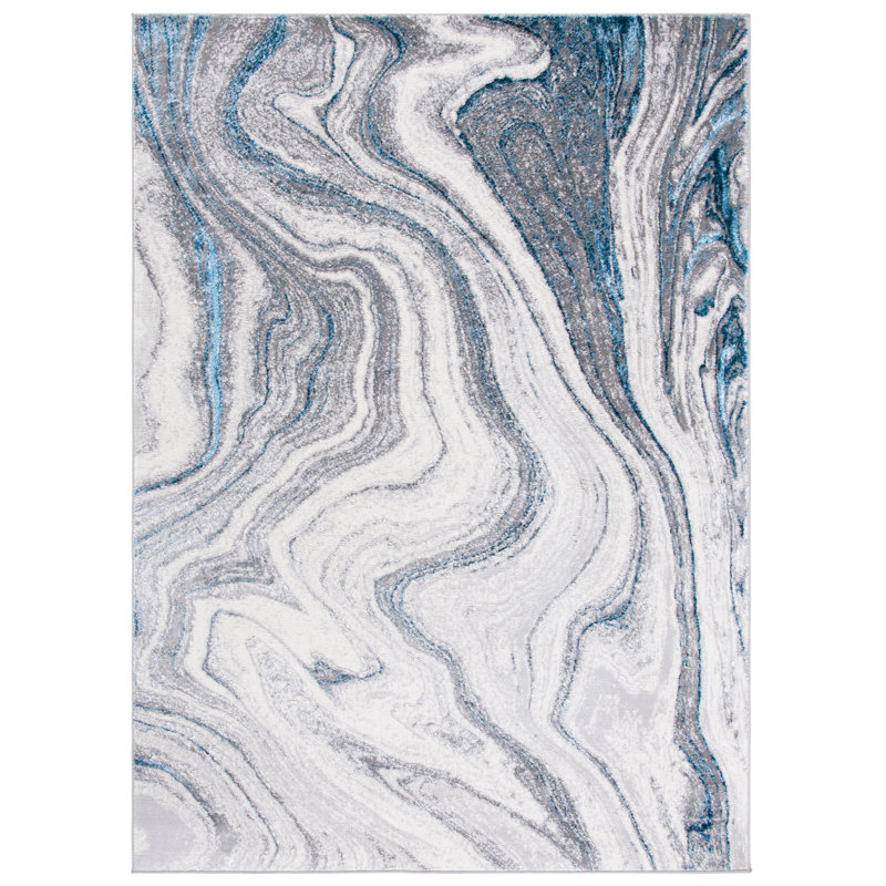 Aimon Abstract Area Rug, Rectangle 135 x 196 cm