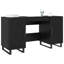 Desk With Shelf 140 X 50 X 75 Cm Engineered Wood-268791322