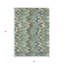 Tapis intérieur lavable abstrait vert artichaut 3 pi x 5 pi