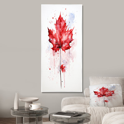 Red Maple Leaf Beauty I - Tree Maple Wall Art