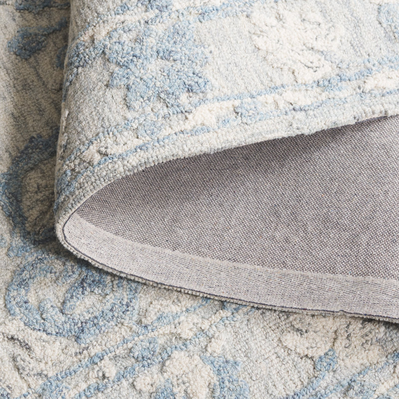 Marquee 505 Hand Tufted Wool/Cotton Oriental Rug in Gray/Blue, Rectangle 8' x 10'
