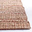 Tapis géométrique en jute et en coton tissé à plat de couleur naturelle Iffath-689335224