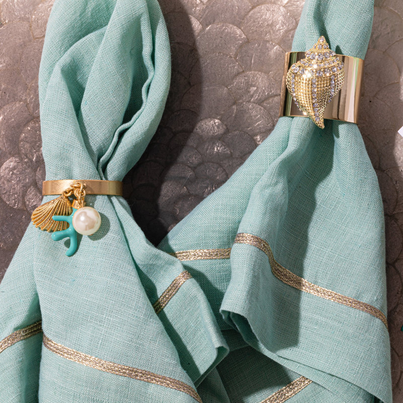Sparkle Shell Napkin Rings