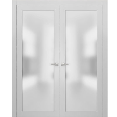 Portes françaises en verre givré Planum