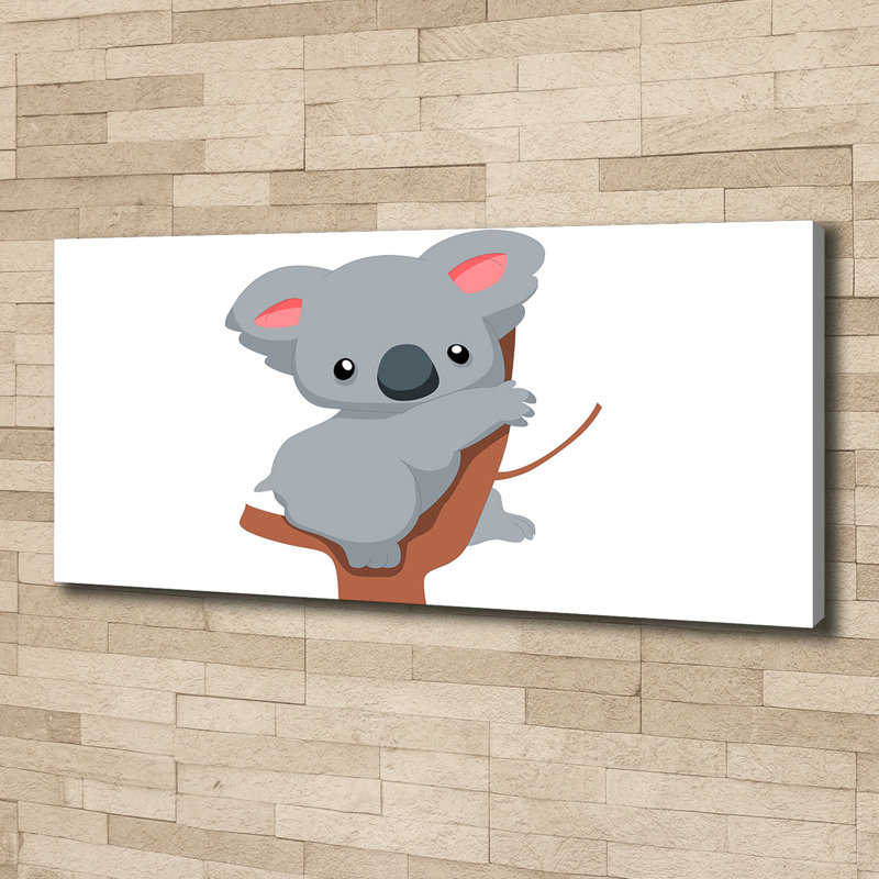 Koala On The Tree - Wrapped Canvas Print