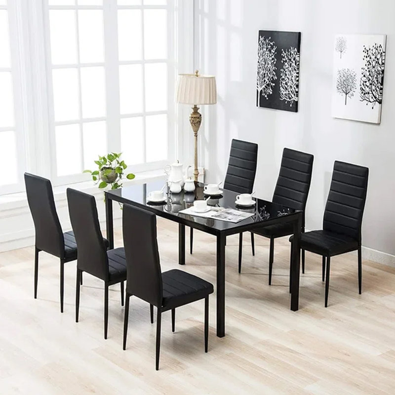 Renick Dining Set, Black