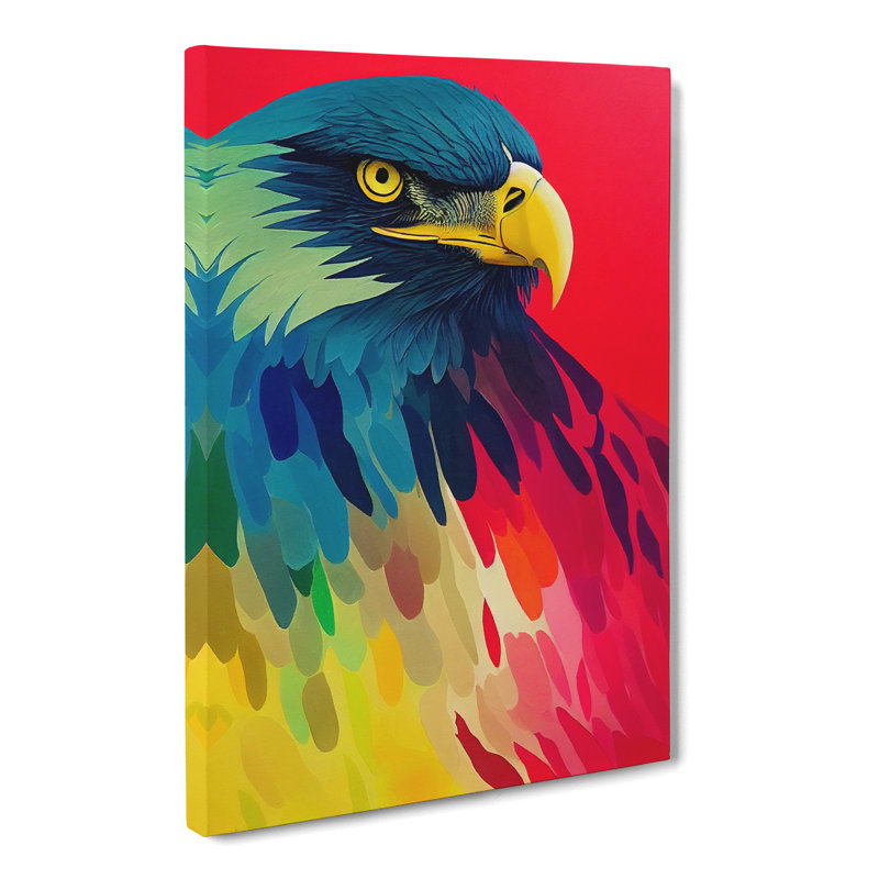 Hartington Eagle In Colour - Wrapped Canvas, 76cm H x 50cm W x 3cm D