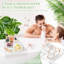 Plateau de support de baignoire à drain extensible pour baignoire, transparent
