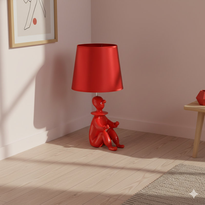 Lampe de table clown moderne 21,25 po
