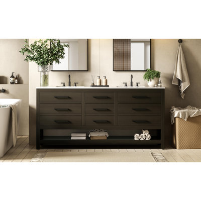 Meuble-lavabo double 72 po_Moderne_VF60572
