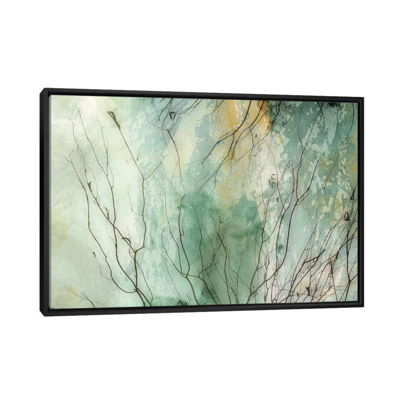 «Branches II», reproduction sur toile, H 18 po x l 26 po x P 1,5 po, Toile avec cadre noir