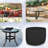 HeavyDuty Outdoor Waterproof Round Table Cover, Patio UV Resistant Weather Protection Table Cover-504617850-504617855
