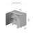 Manci Solid Mango Wood Accent Cabinet
