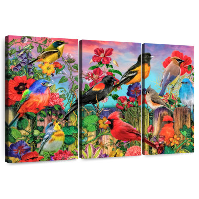 Brampt oiseaux et fleurs I