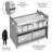 Doll Crib with Two Baskets and Free Personalization Kit - Executive Gray