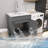 30" W X 22" D Freestanding Honeycomb Aluminum Laundry Sink Cabinet Stand Alone Laundry Bathroom Cabinet Drop-in Solid Surface Utility Sink-120343500
